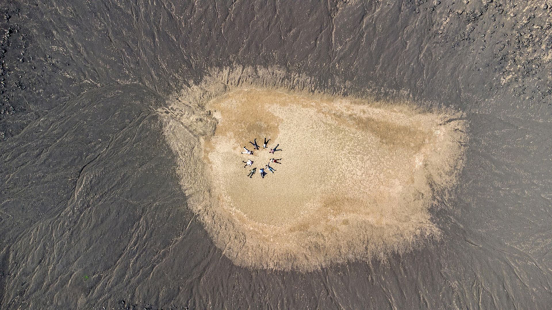 عکس هوایی از کویر شهداد