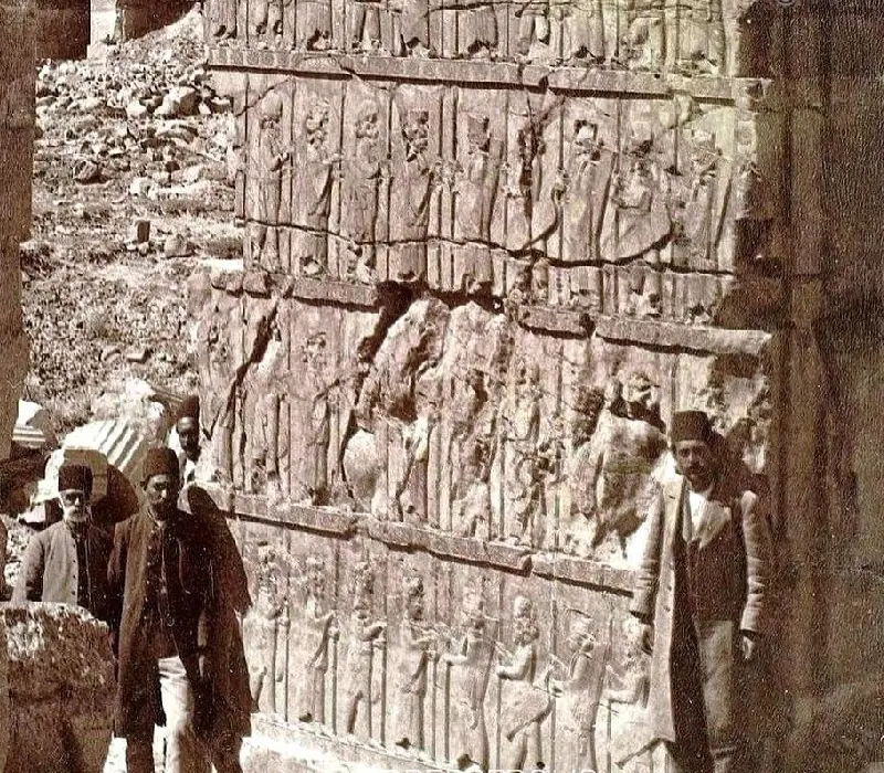 عکس قدیمی از تخت جمشید