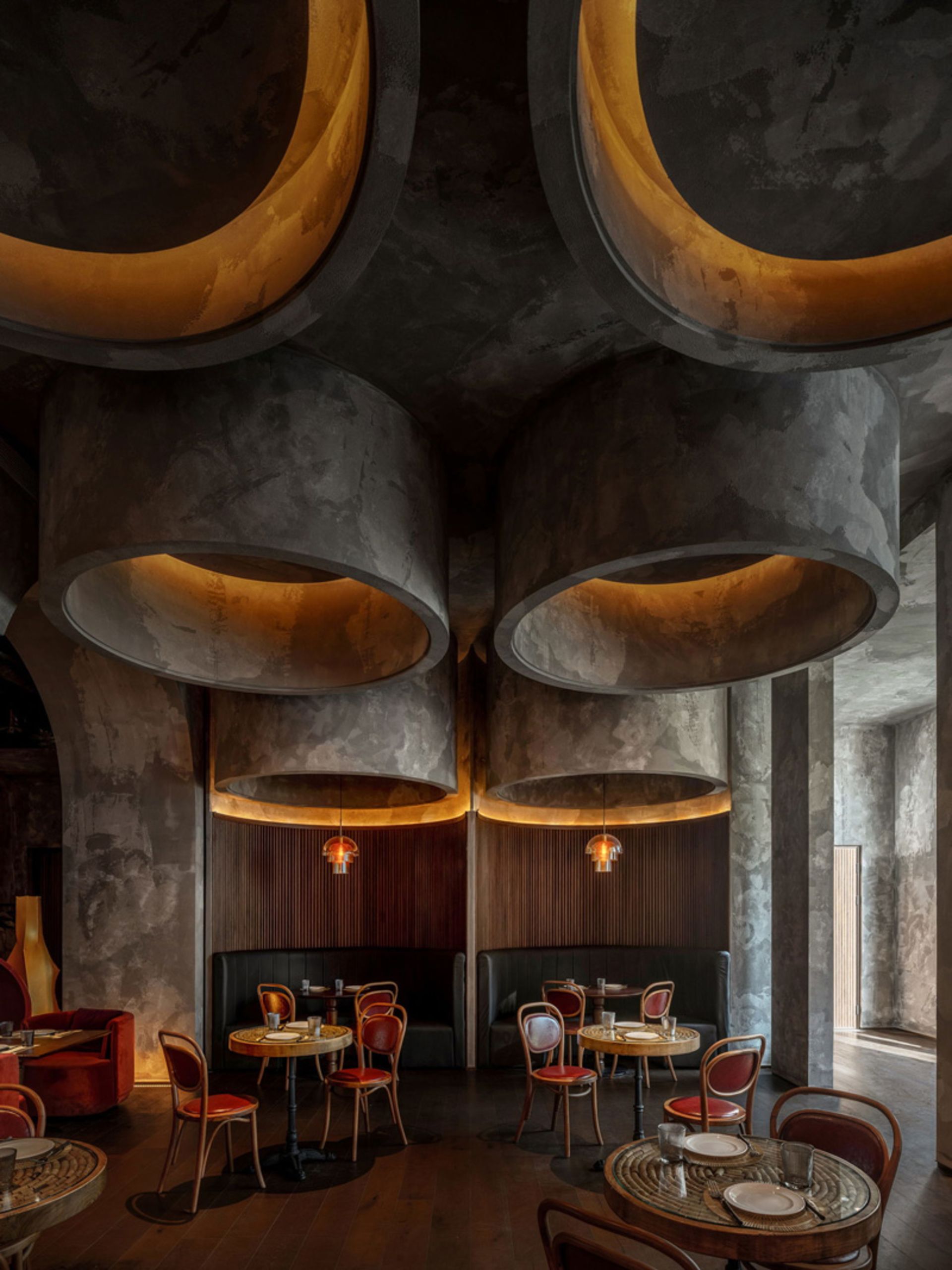 رستوران هتل هیلتون شانگهای