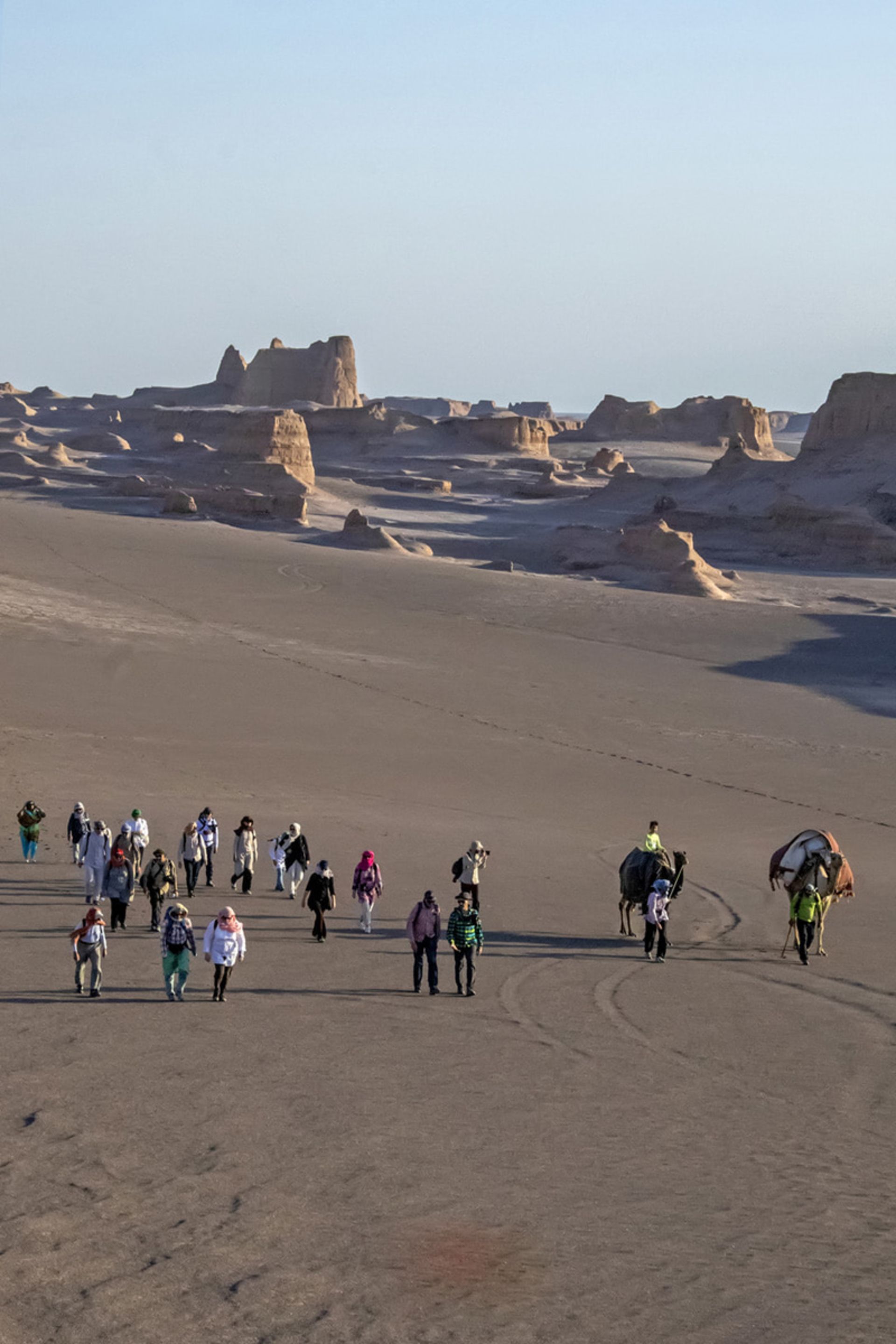 بازدیدکنندگان کویر شهداد