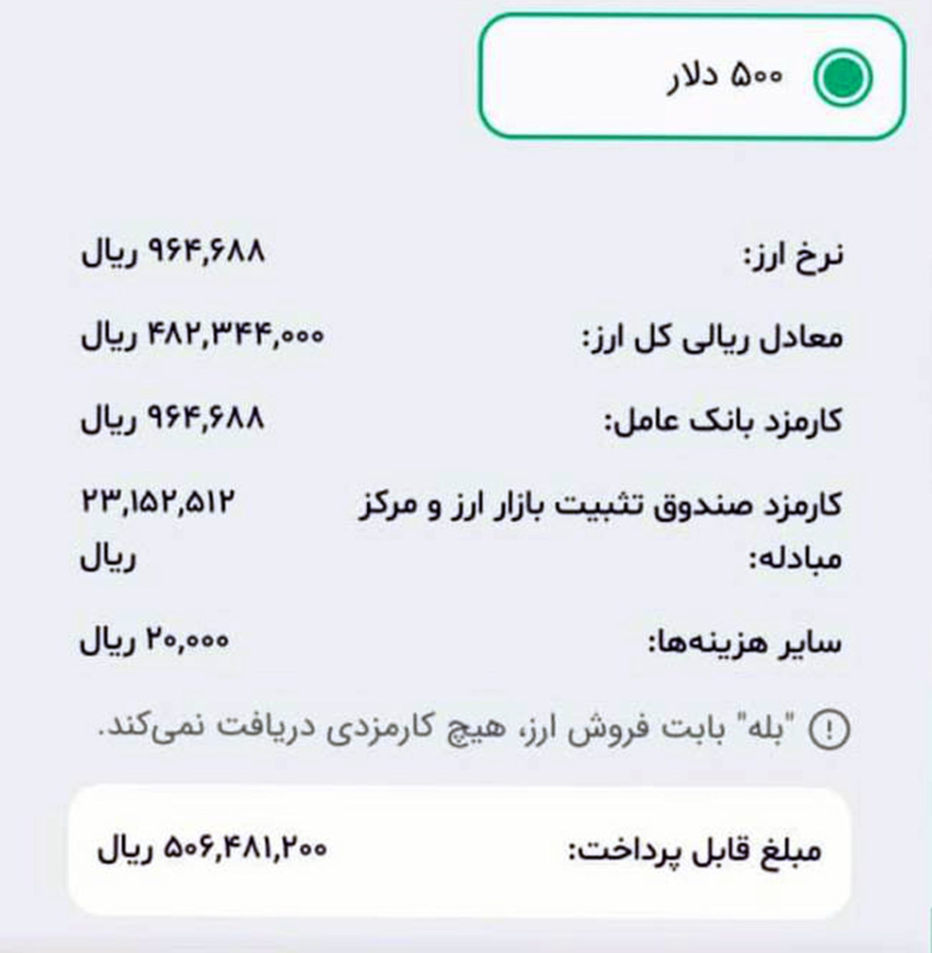 ارز مسافرتی
