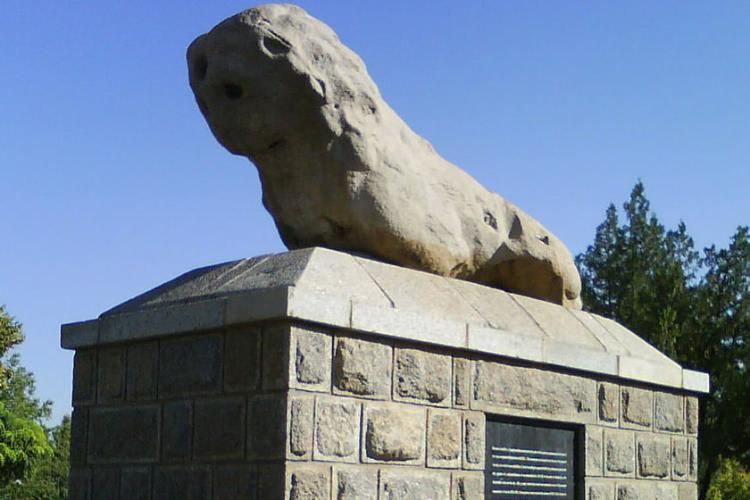 شیر سنگی همدان