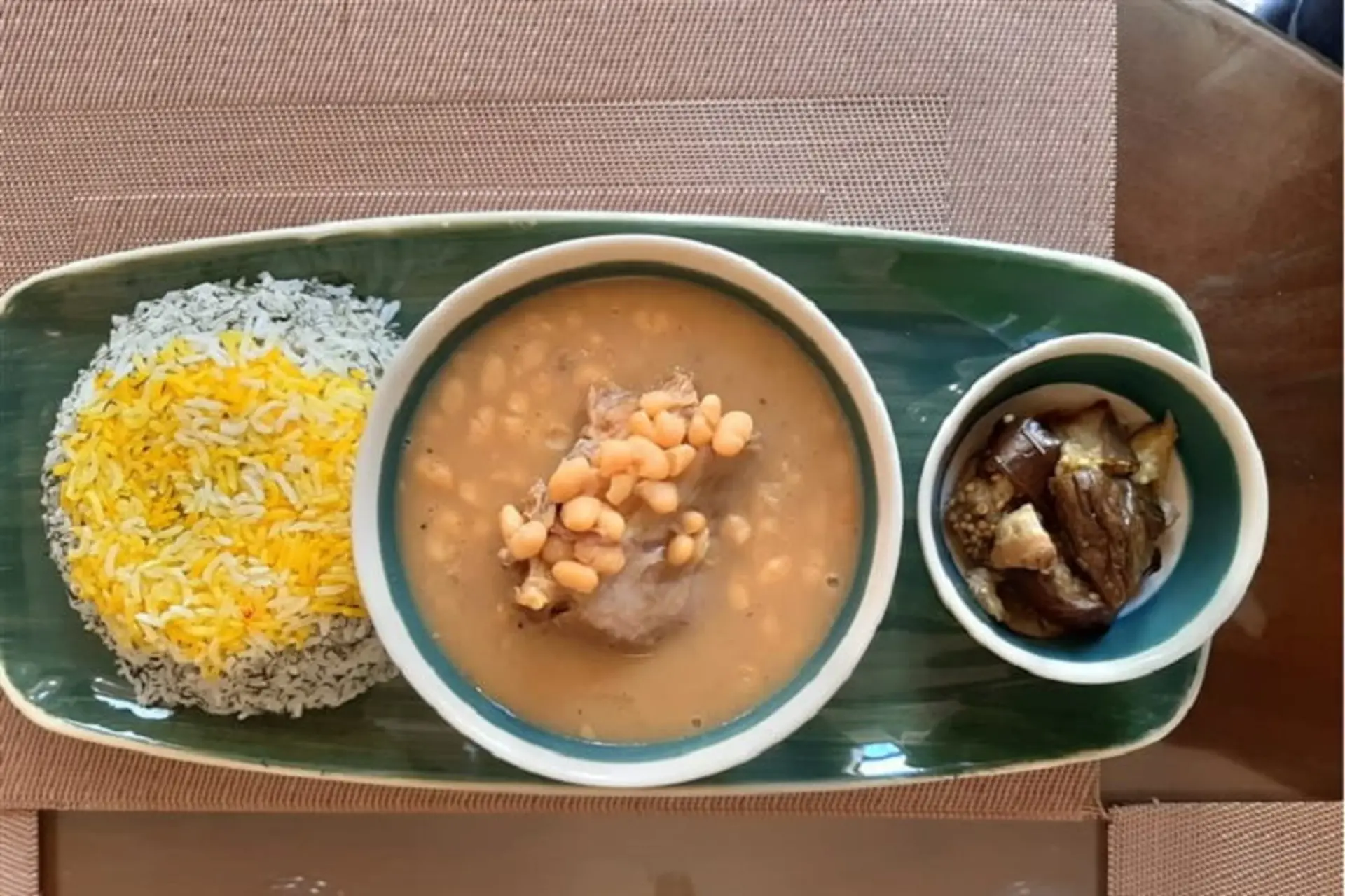 گوشت لوبیای کاشان