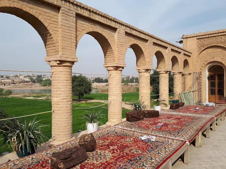 چشم‌انداز زیبای خانه‌ مستوفی شوشتر
