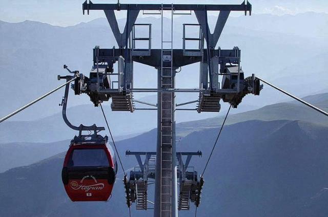 تجهیزات کابلی تله کابین گردنه حیران