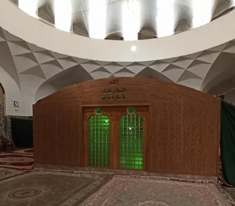 ضریح چوبی امامزاده ساره مریم