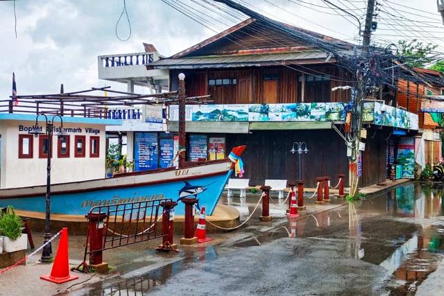 بناهای قدیمی روستای ماهیگیری بوفوت سامویی