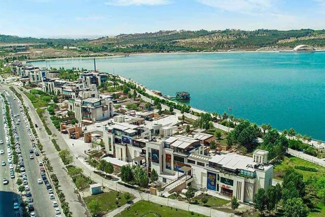 بام لند چیتگر از نمای بالا