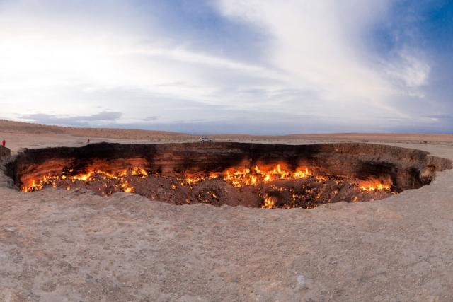 شعله‌های دروازه جهنم ترکمنستان