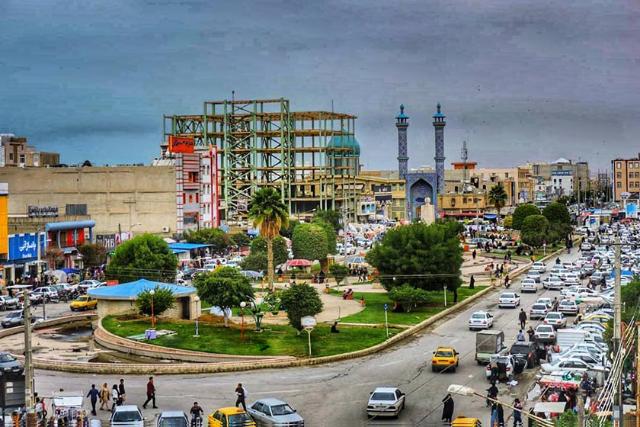 بازار اصلی گناوه؛ منبع عکس: گوگل مپ؛ عکاس: علی کرم غلامی