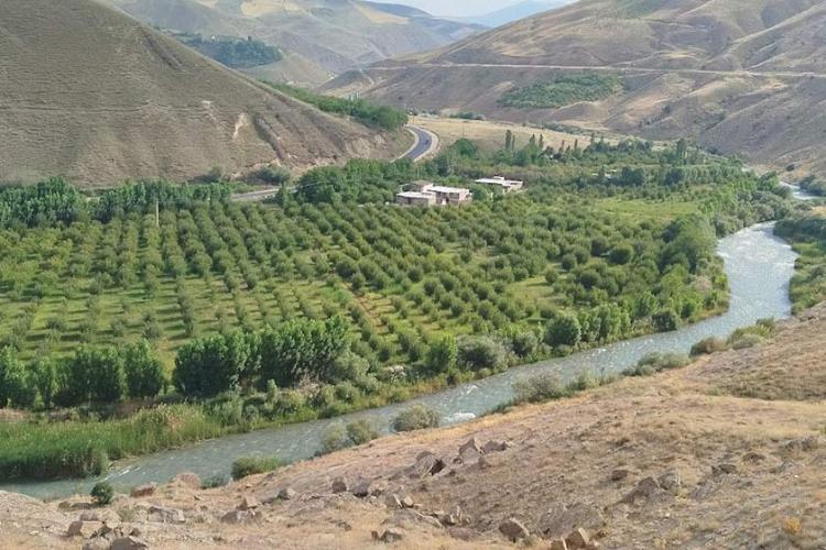 رودخانه بند ارومیه، منبع عکس: گوگل مپ، عکاس: محمد قدیری بند 