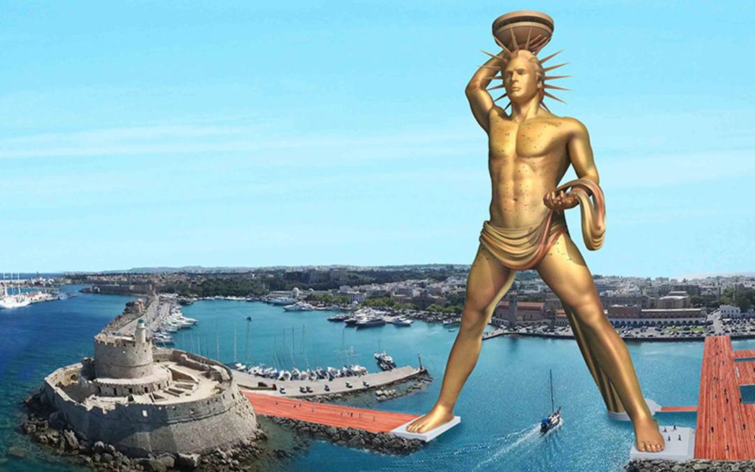مجسمه برنزی غول رودس