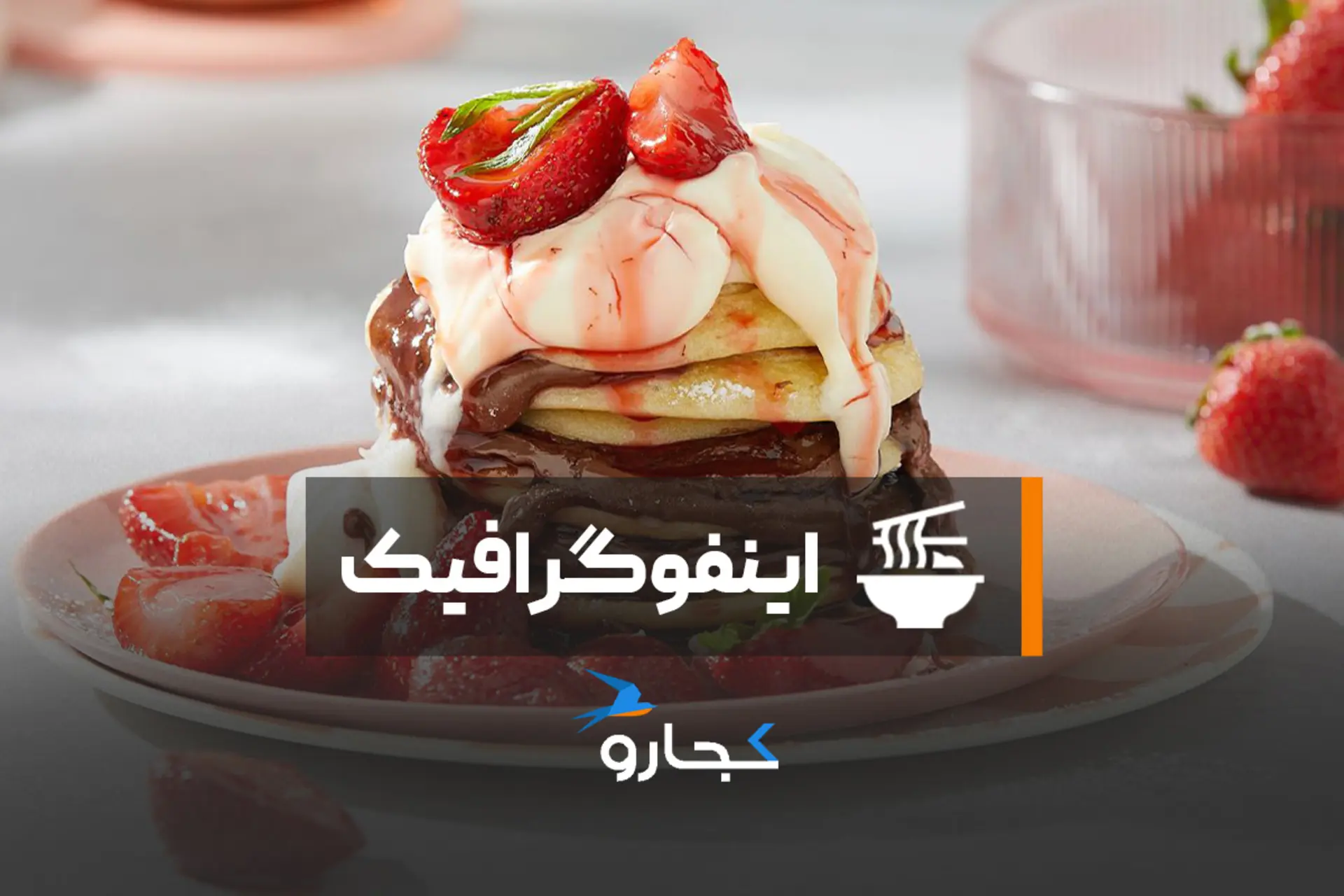 اینفوگرافیک محبوب‌ترین پنکیک‌های جهان