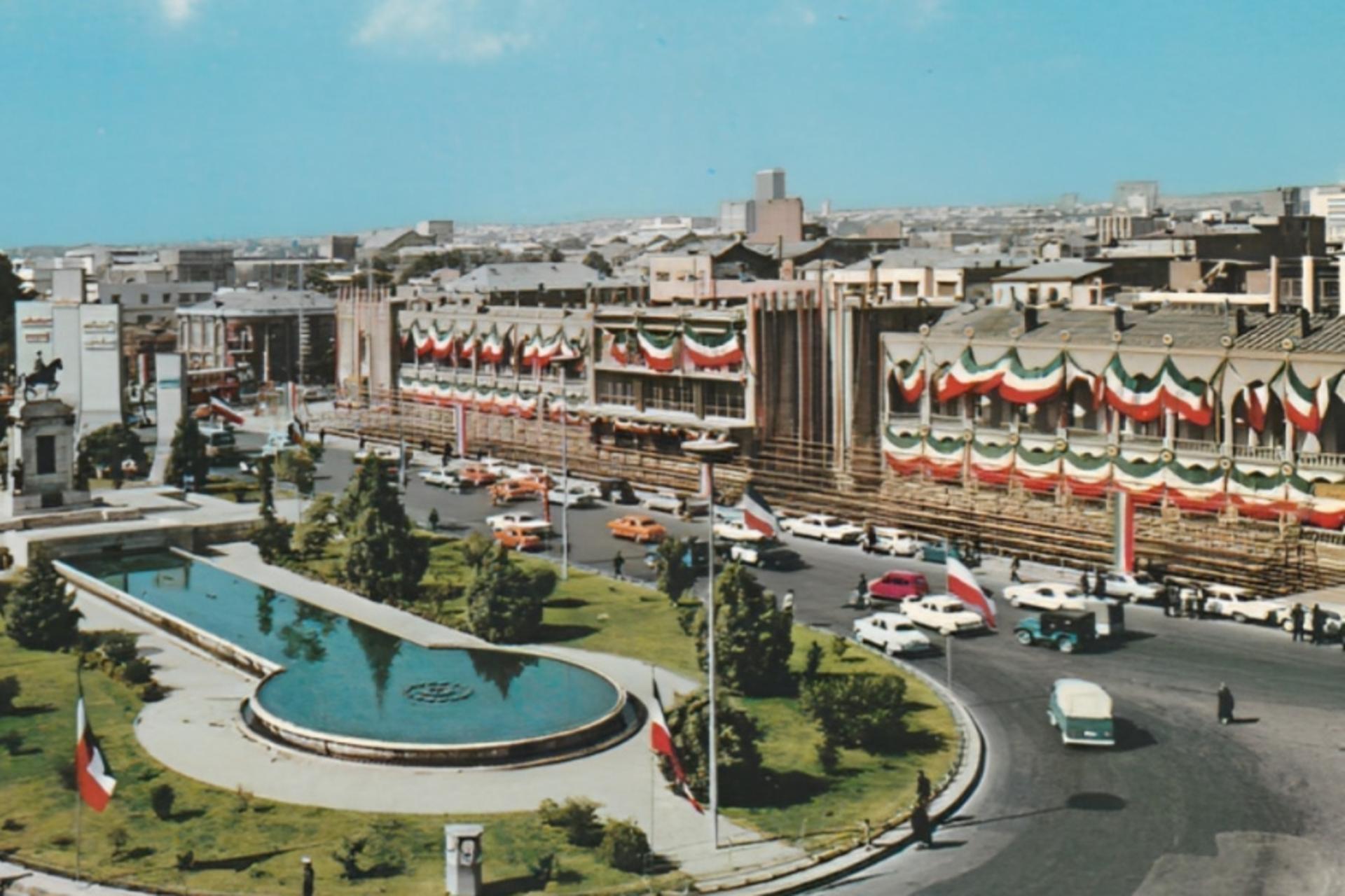 عکس تاریخی میدان توپخانه تهران