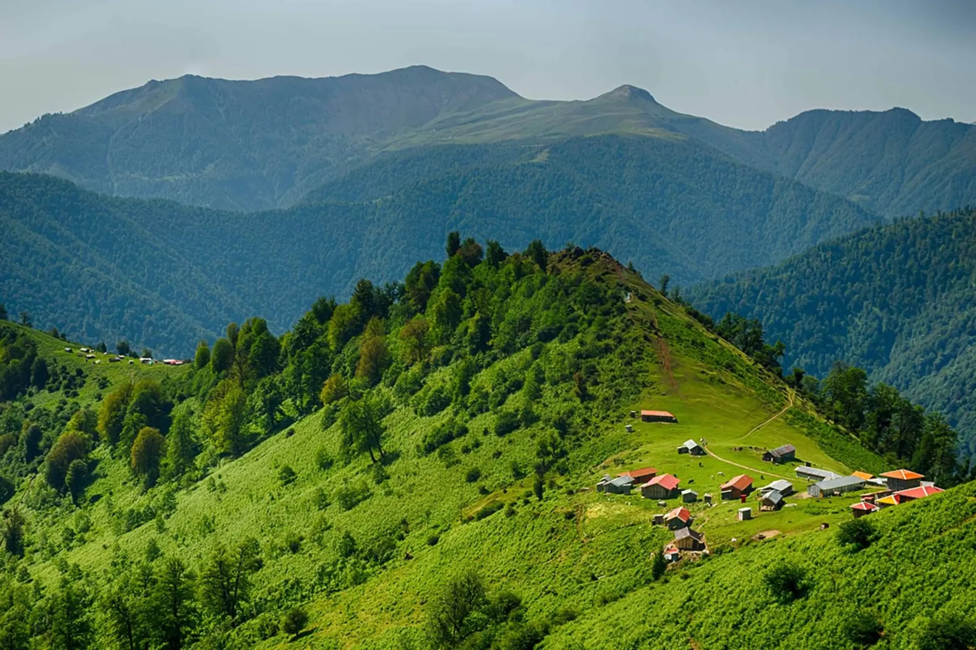طبیعت کوهستانی سوئه چاله در تابستان