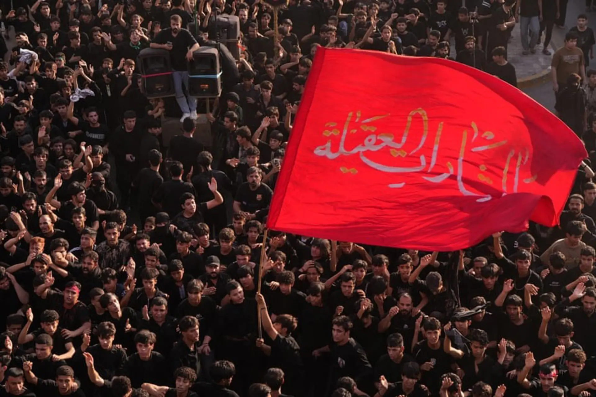 مراسم عزاداری روز هفتم محرم در ناصریه، عراق