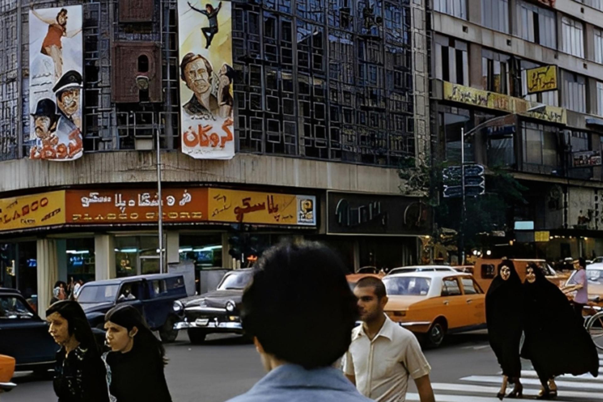 عکس تاریخی سینما آسیا تهران 