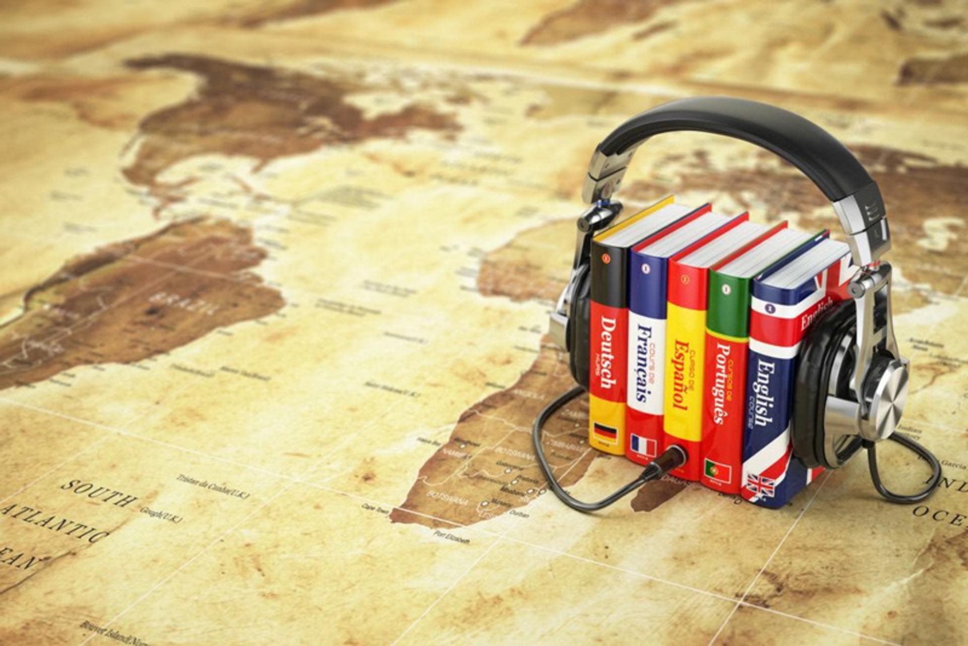 دیکشنری زبان های مختلف روی نقشه جهان