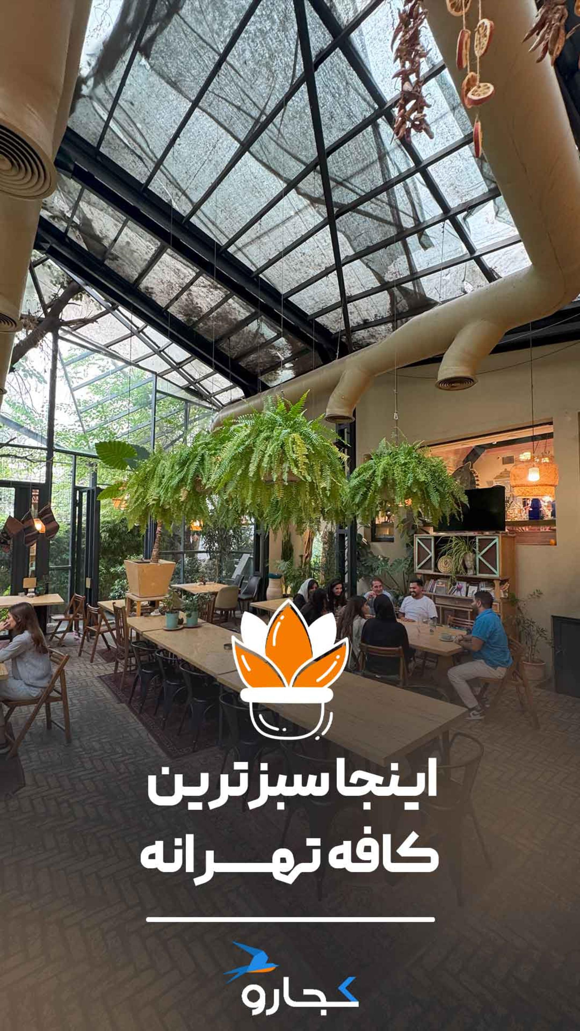 سبزترین کافه شهر!