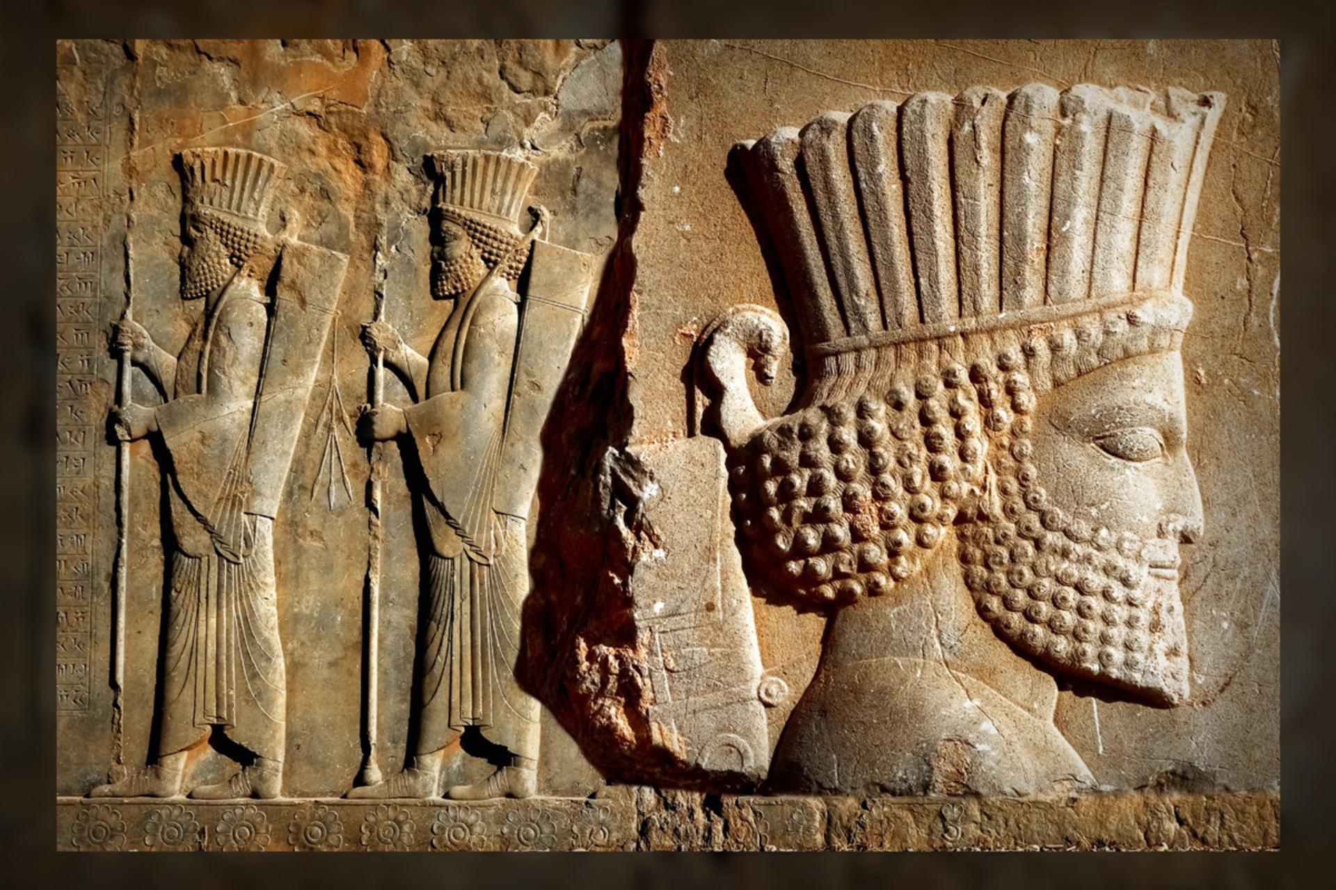 سنگ نگاره داریوش اول هخامنشی