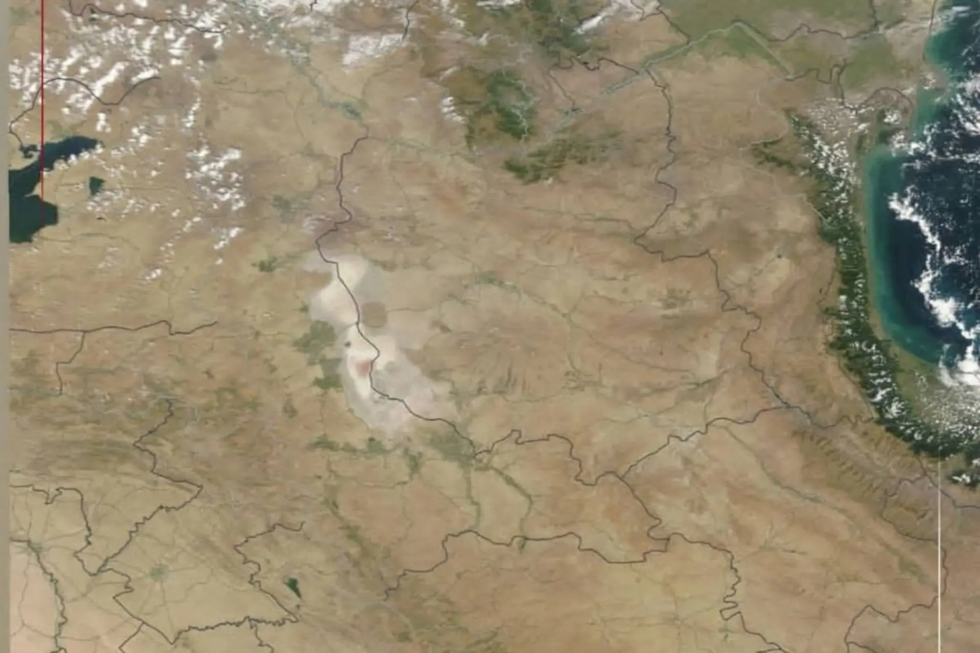 دریاچه ارومیه خشک شد