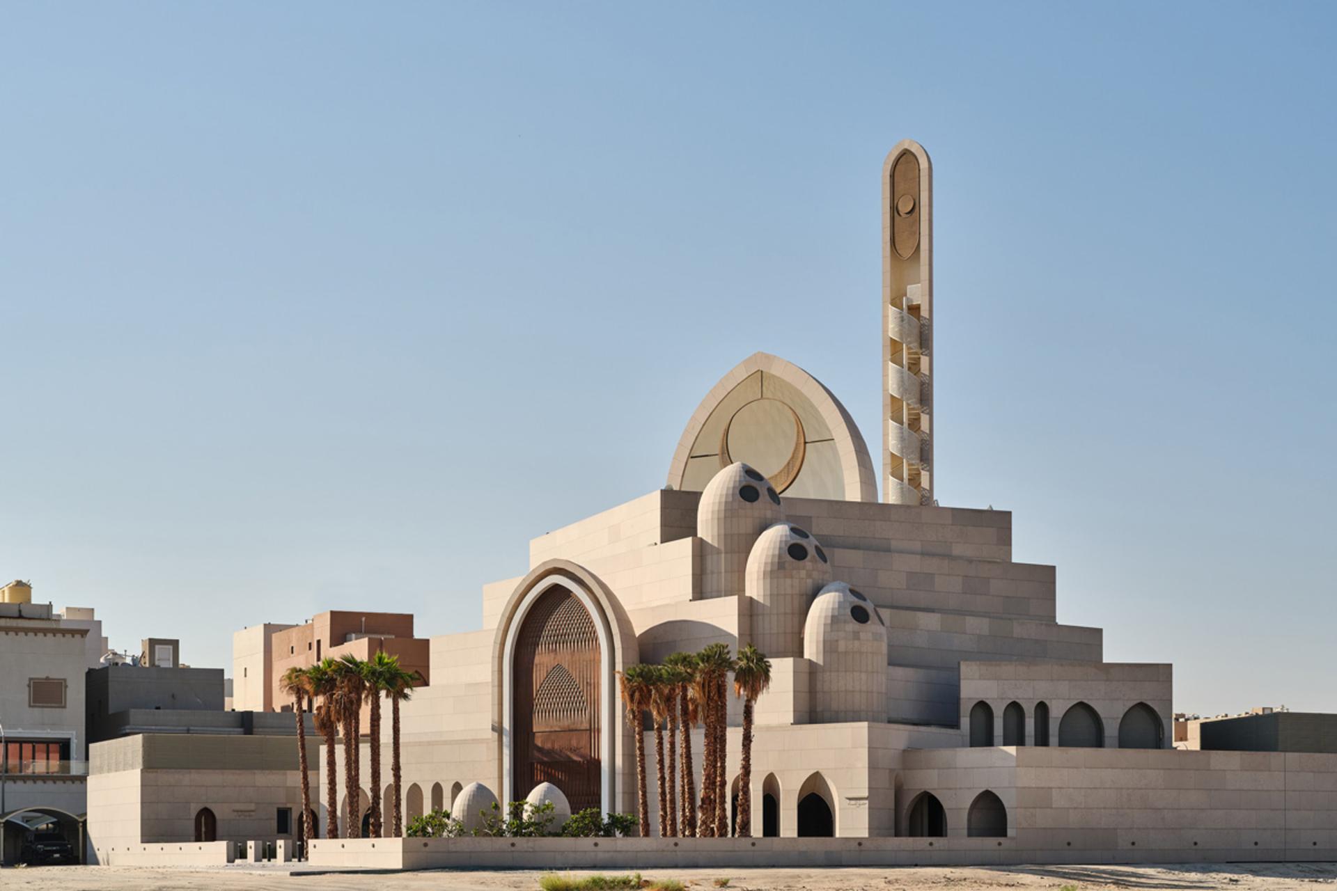 نمای بیرونی مسجد مناره مملوکی