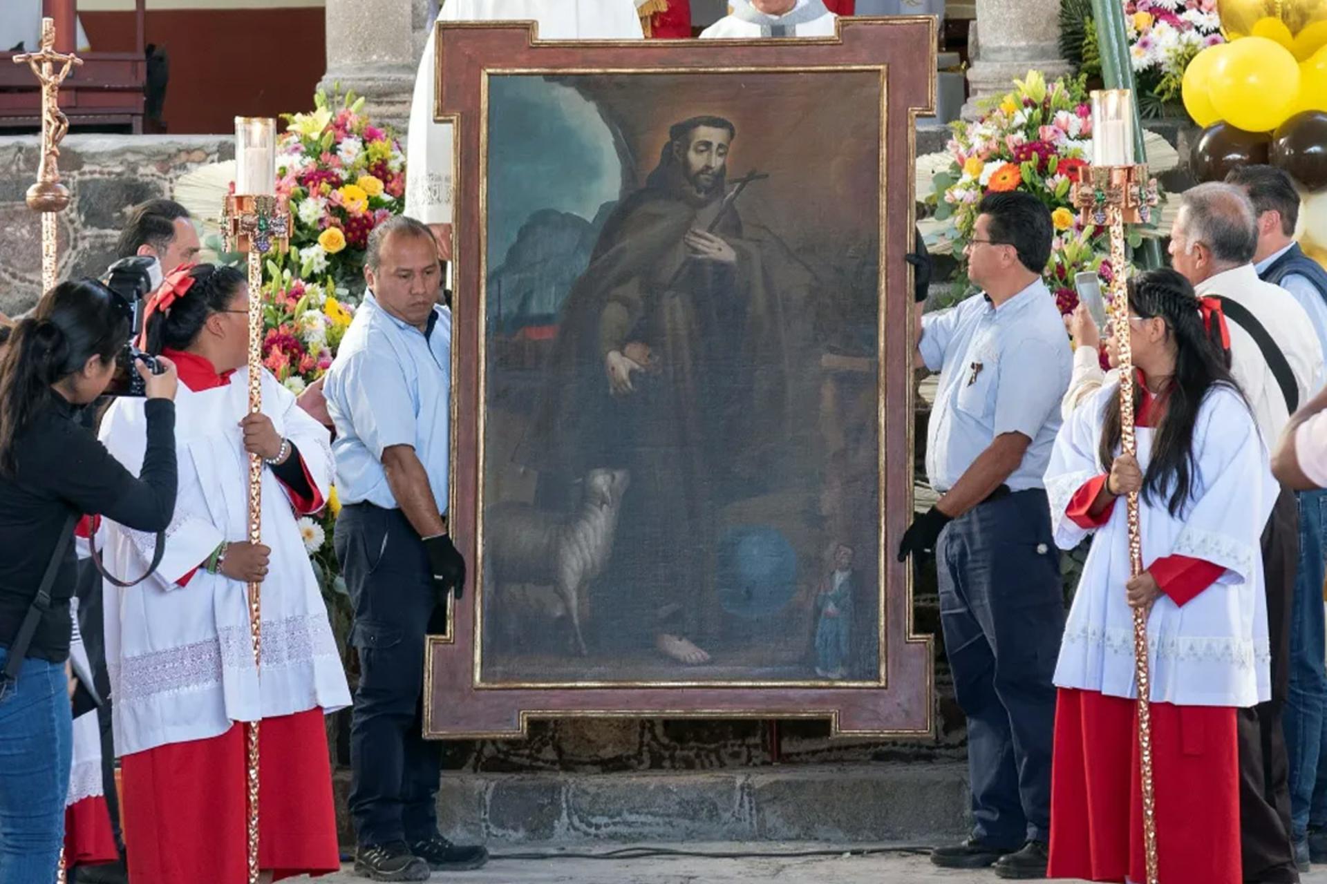 بازگشت نقاشی سرقتی به کلیسا