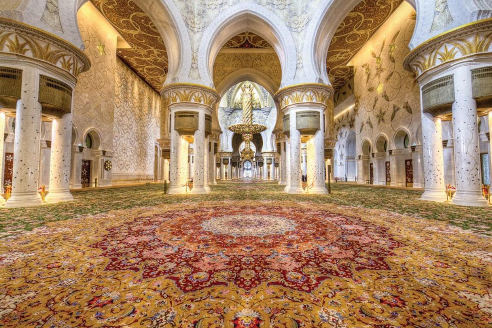 فرش ایرانی مسجد شیخ زاید