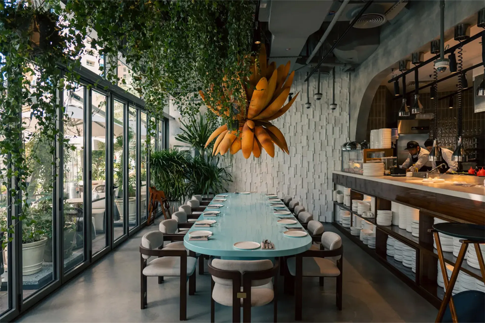 نمایی از رستوران چایخانه شماره ۱ دبی منبع عکس: www.lovethatdesign.com