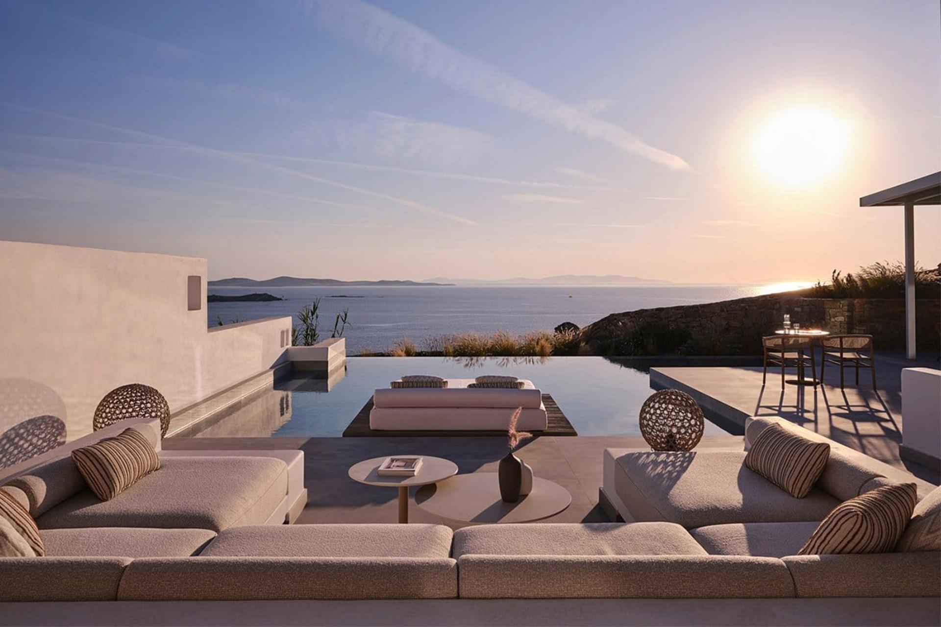 هتل دئوس میکونوس رو به دریا