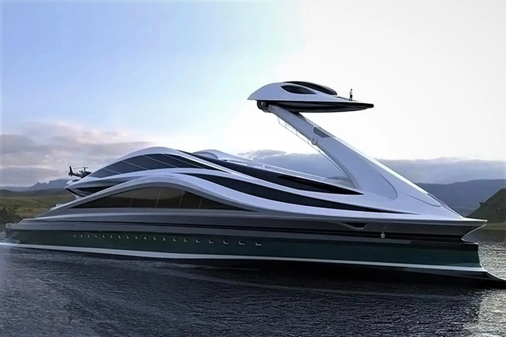 قوی غول آسا روی آب؛ کشتی تفریحی خاص ایتالیایی‌ها!