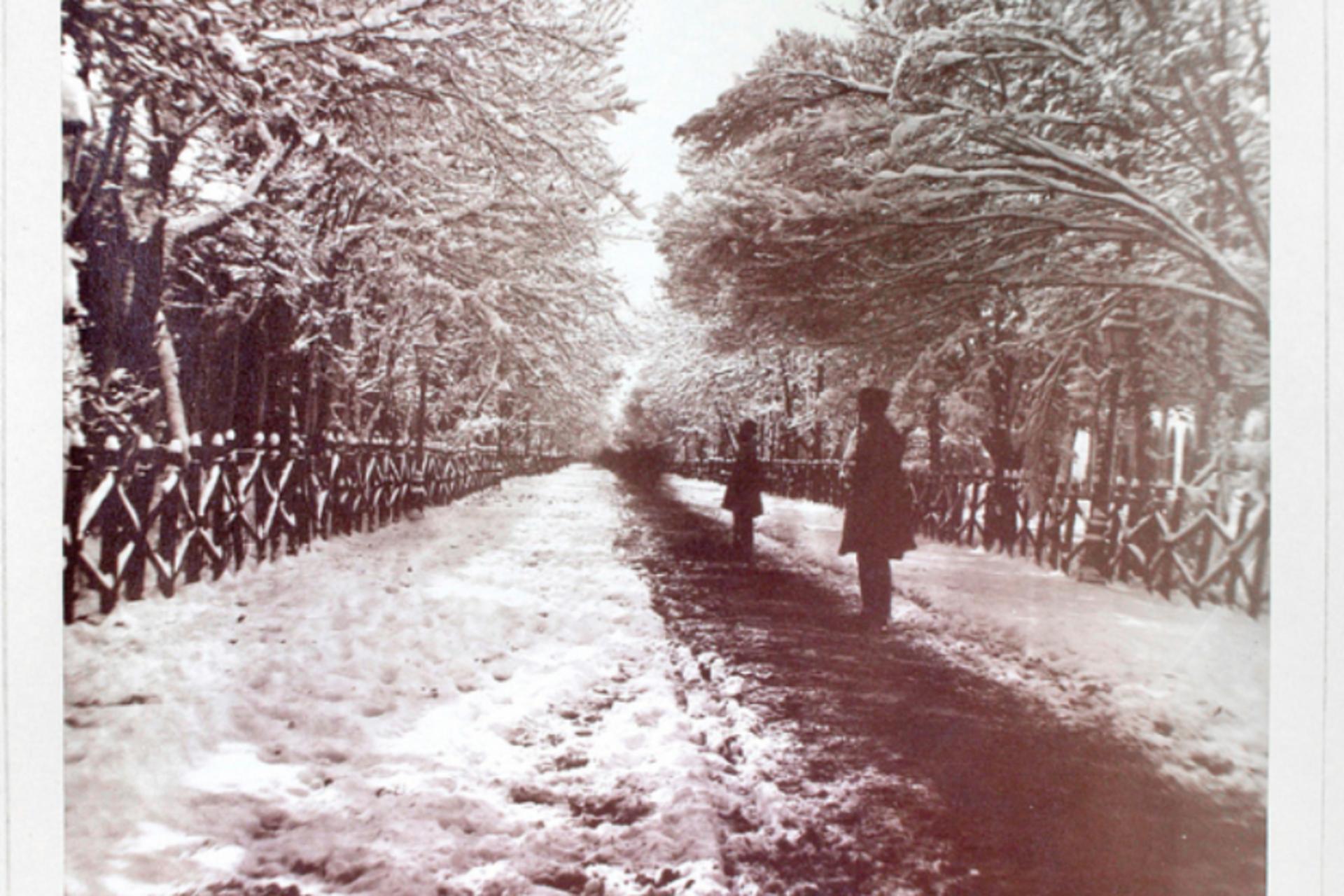 برف در تهران قاجاری؛ عکسی که تهران برفی را جاودانه کرد