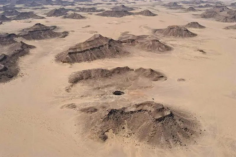 چاه برهوت، یمن از نمای بالا
