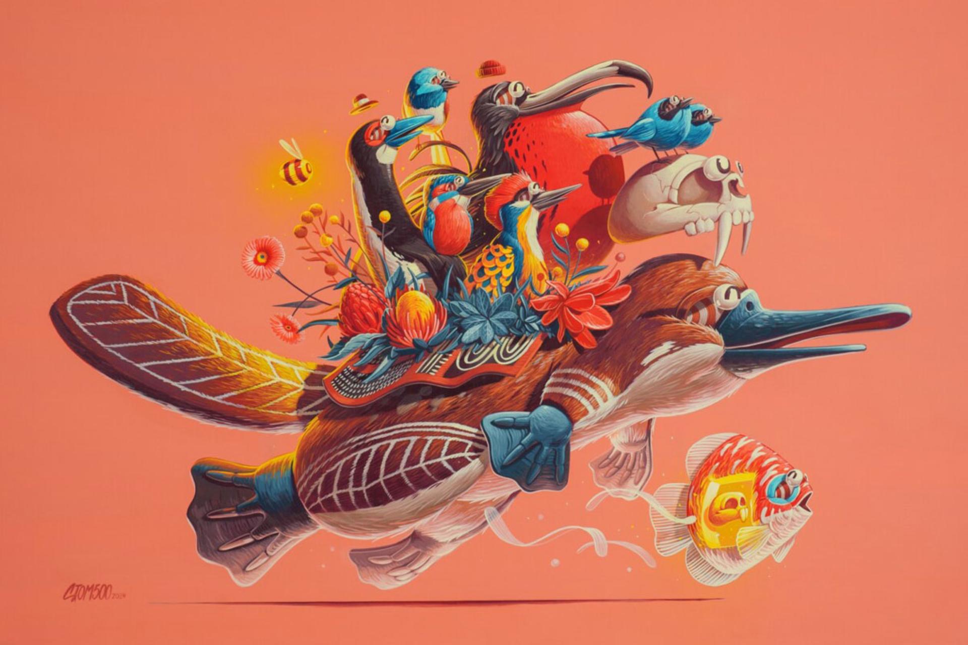 حیوانات سخنگو بر دیوارهای شهر؛ روایت مصور هنر و دغدغه‌های زیست‌محیطی