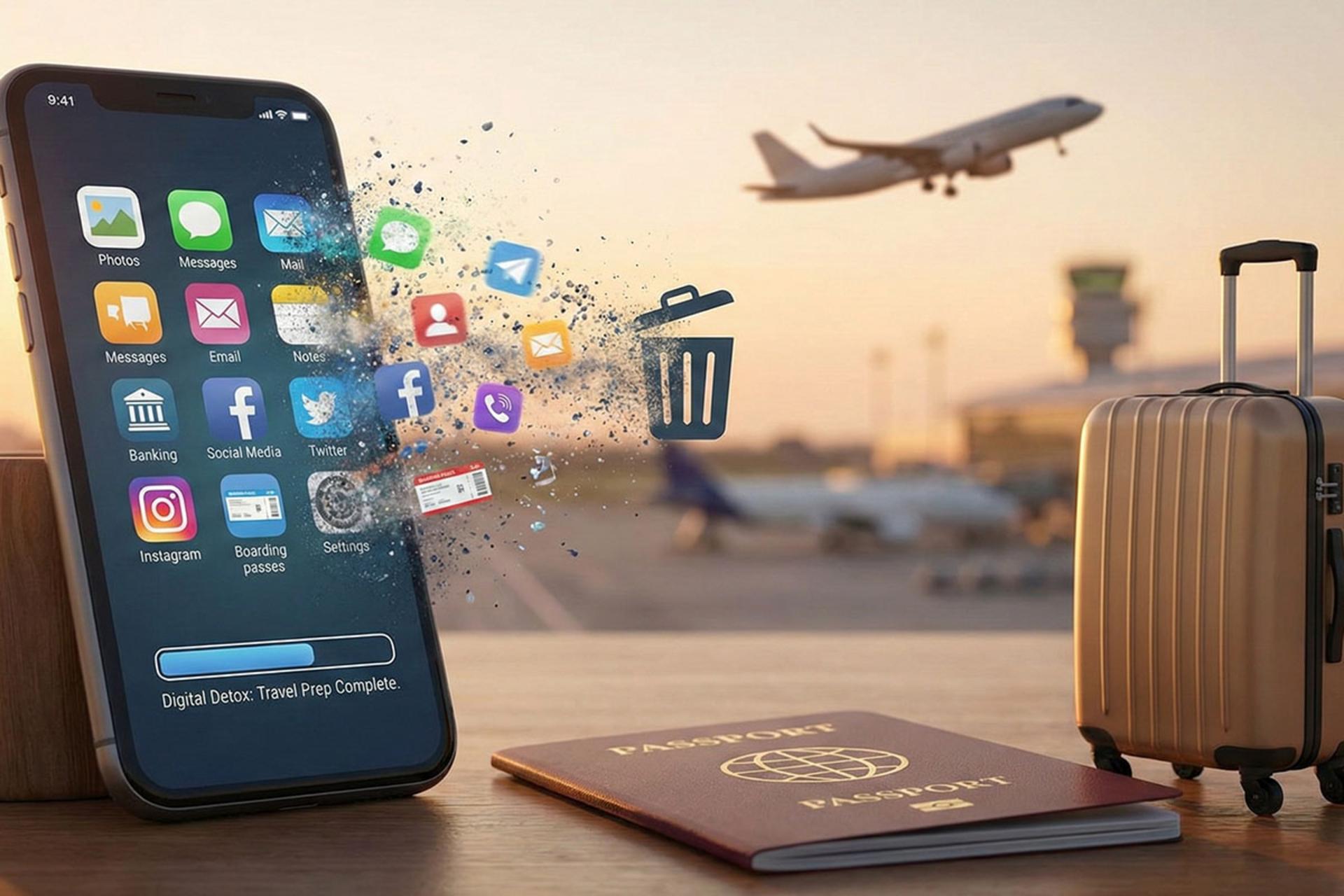 قبل از سفر این محتوا و برنامه‌ها را از گوشی خود پاک کنید!