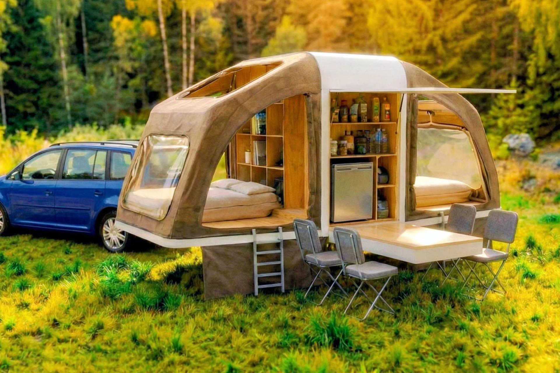 انقلابی در کمپینگ؛ جعبه‌ای کوچک که به خانه‌ تبدیل می‌شود