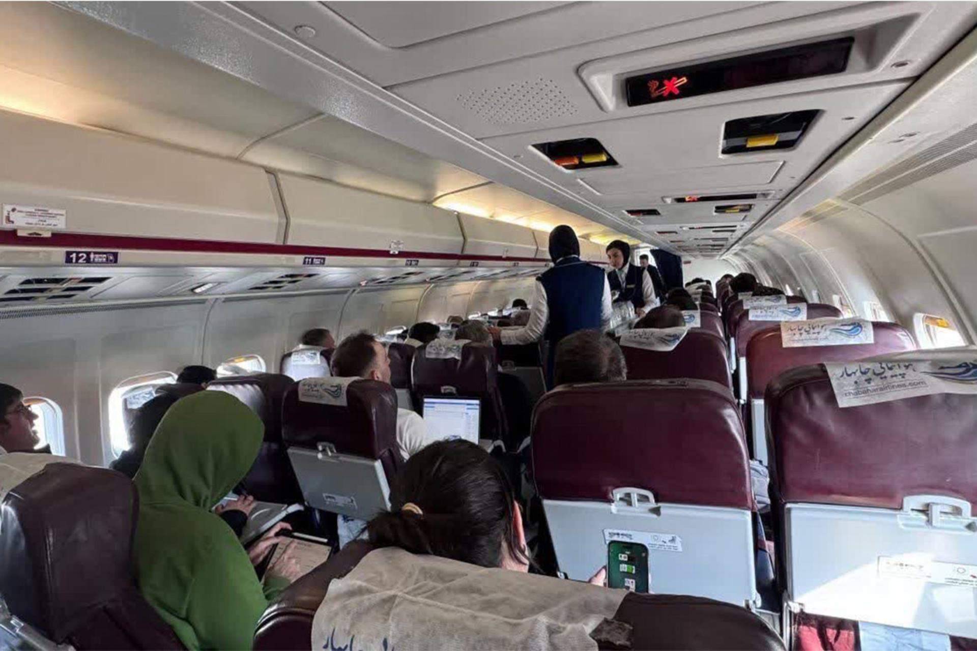 تکان زیاد هواپیما پرواز ارومیه را لغو کرد!