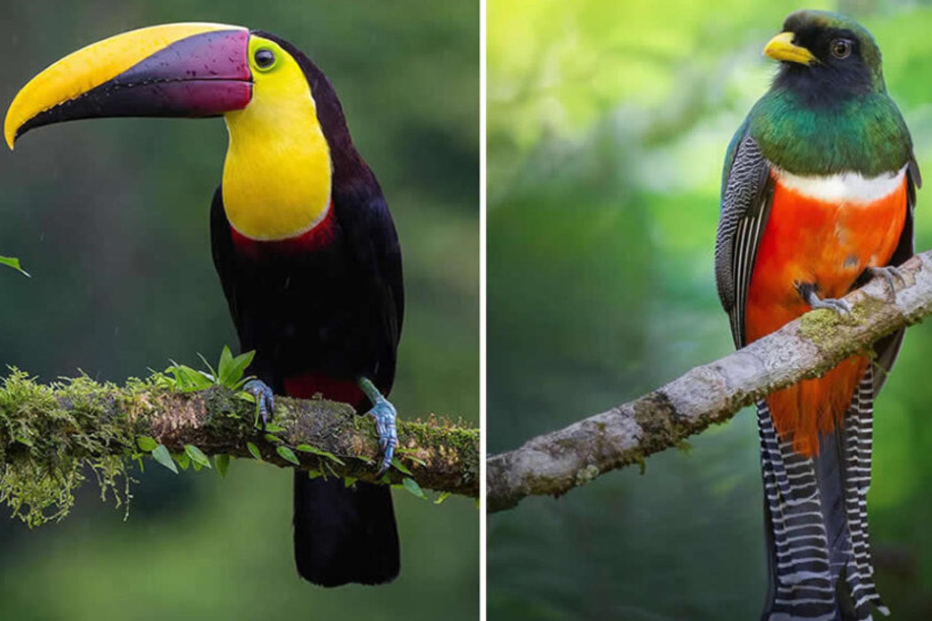 پرواز رنگ‌ها؛ سفری به دنیای پرندگان کاستاریکا