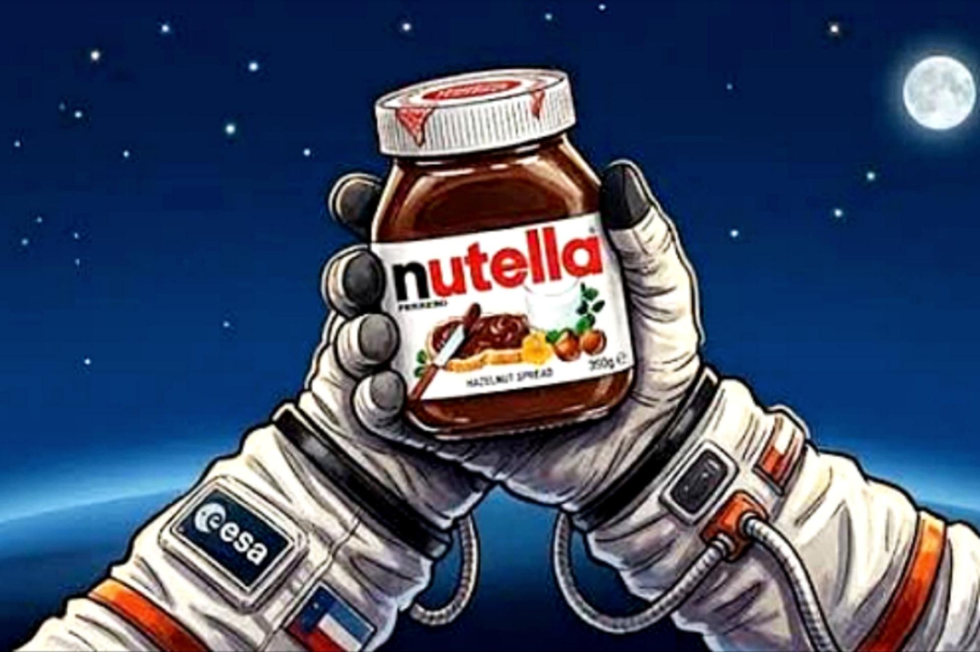 نوتلا به فضا سفر کرد؛ شکلات محبوبی که به دورترین فاصله از زمین رفت!