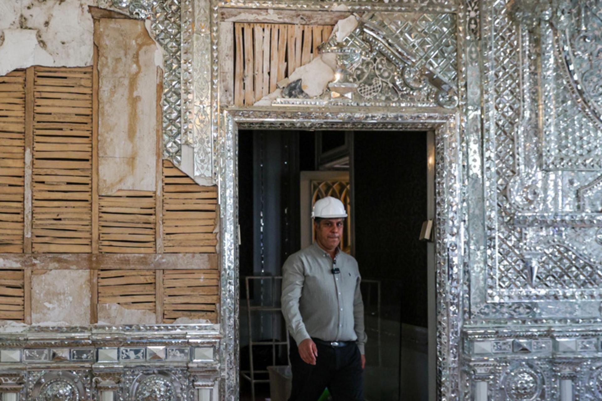 روایت تصویری آسیب‌های جنگ؛ بمب‌های سنگرشکن با کاخ سعدآباد چه کردند؟