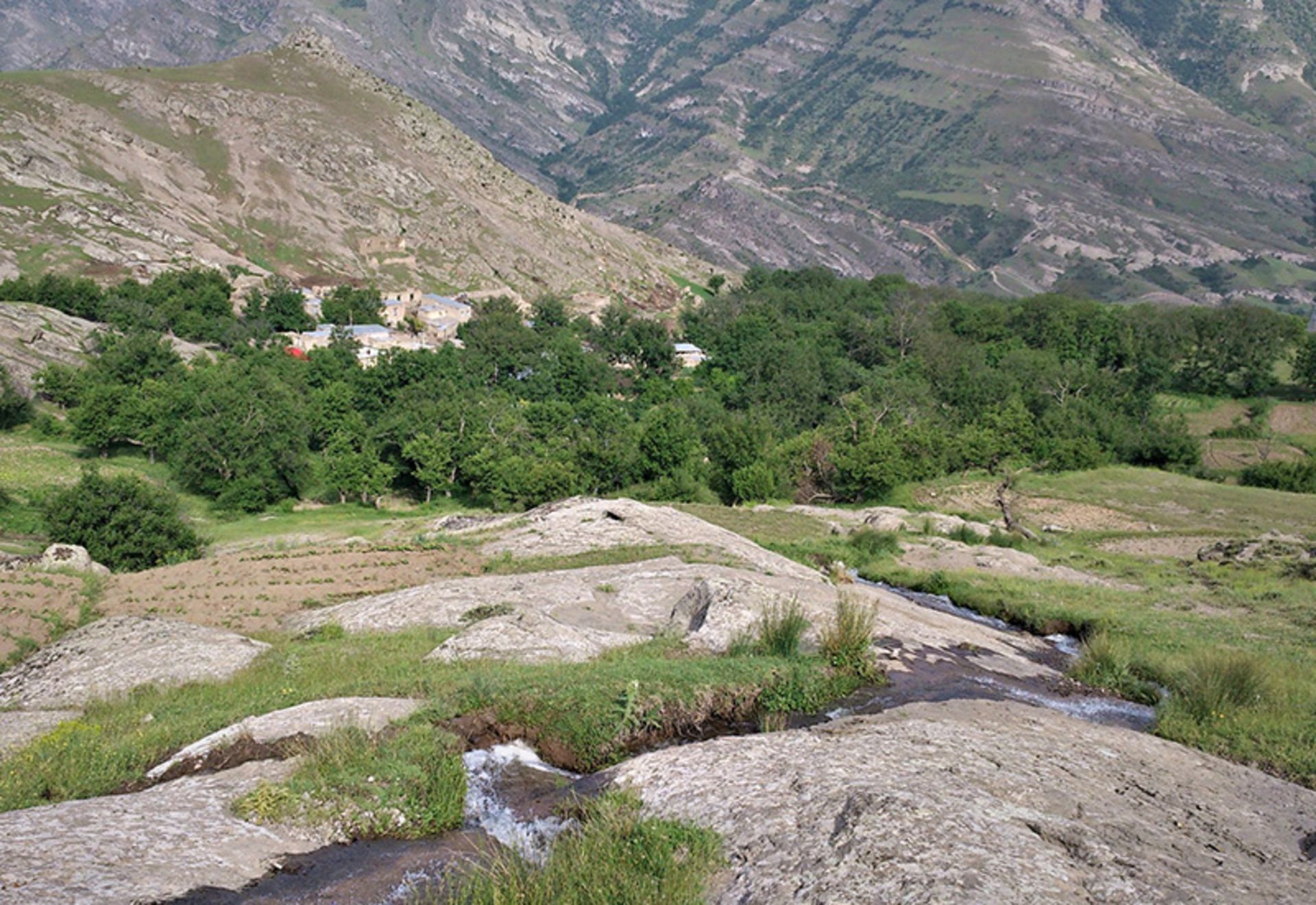 طبیعت سرسبز روستای جابان