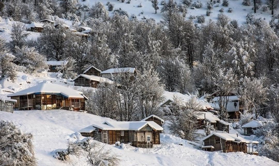طبیعت سفید پوش اولسبلنگاه در فصل زمستان
