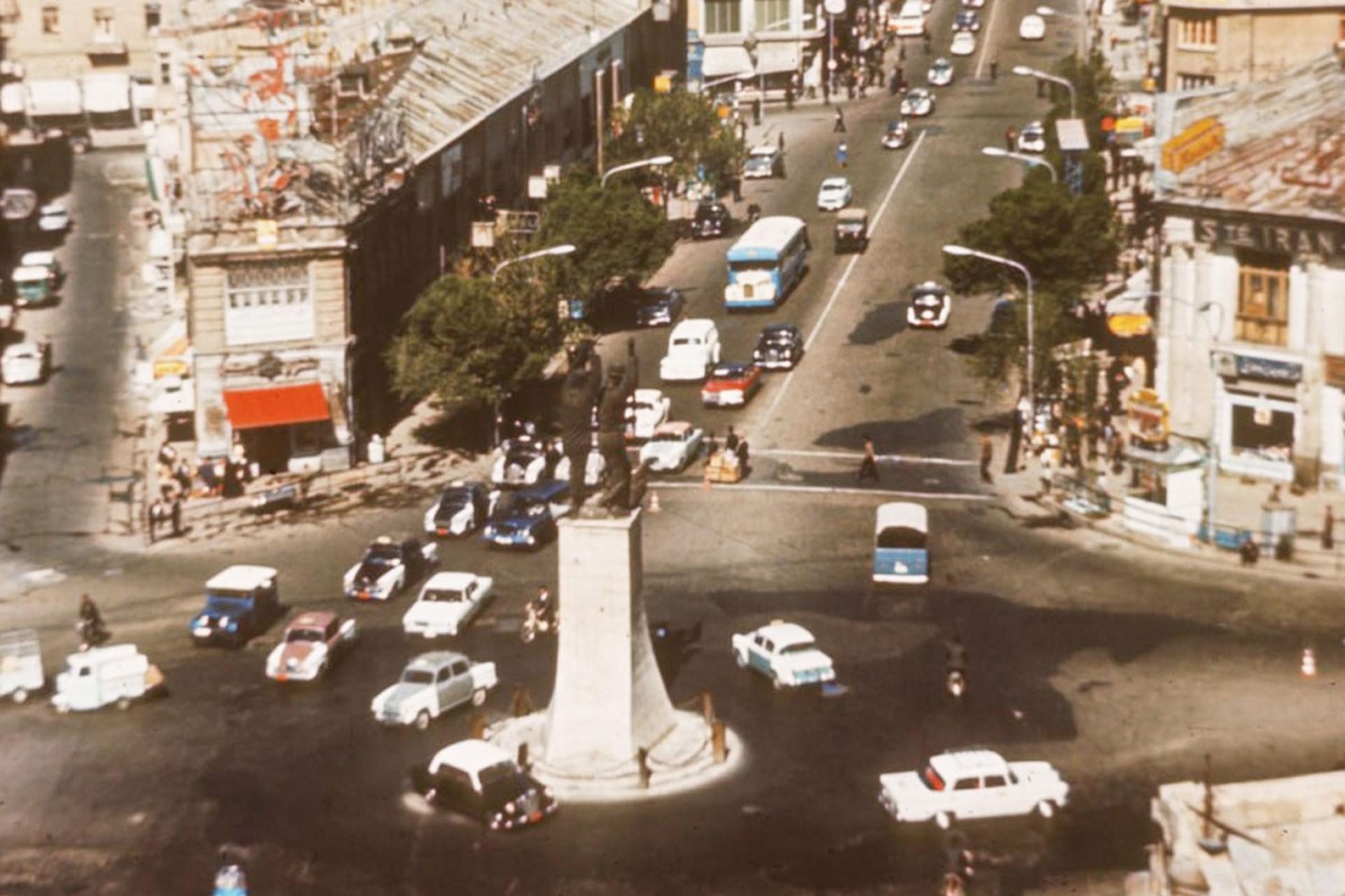 عکس تاریخی میدان مخبرالدوله