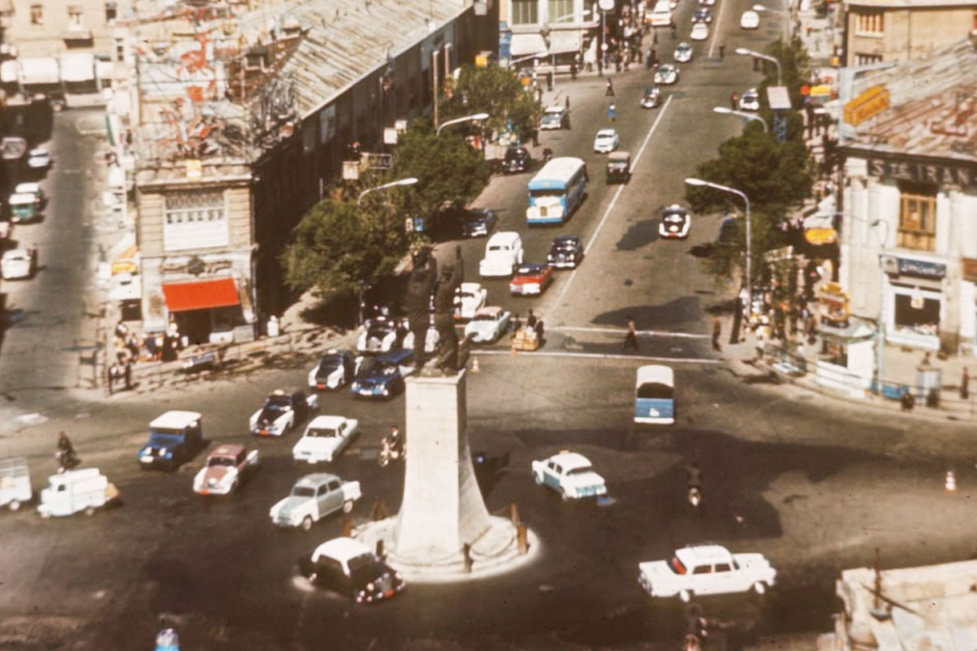 عکس تاریخی میدان مخبرالدوله