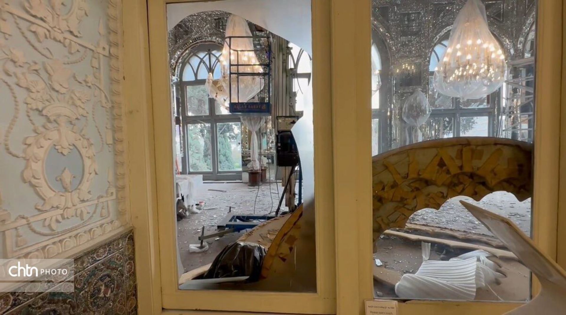 تخریب کاخ گلستان 