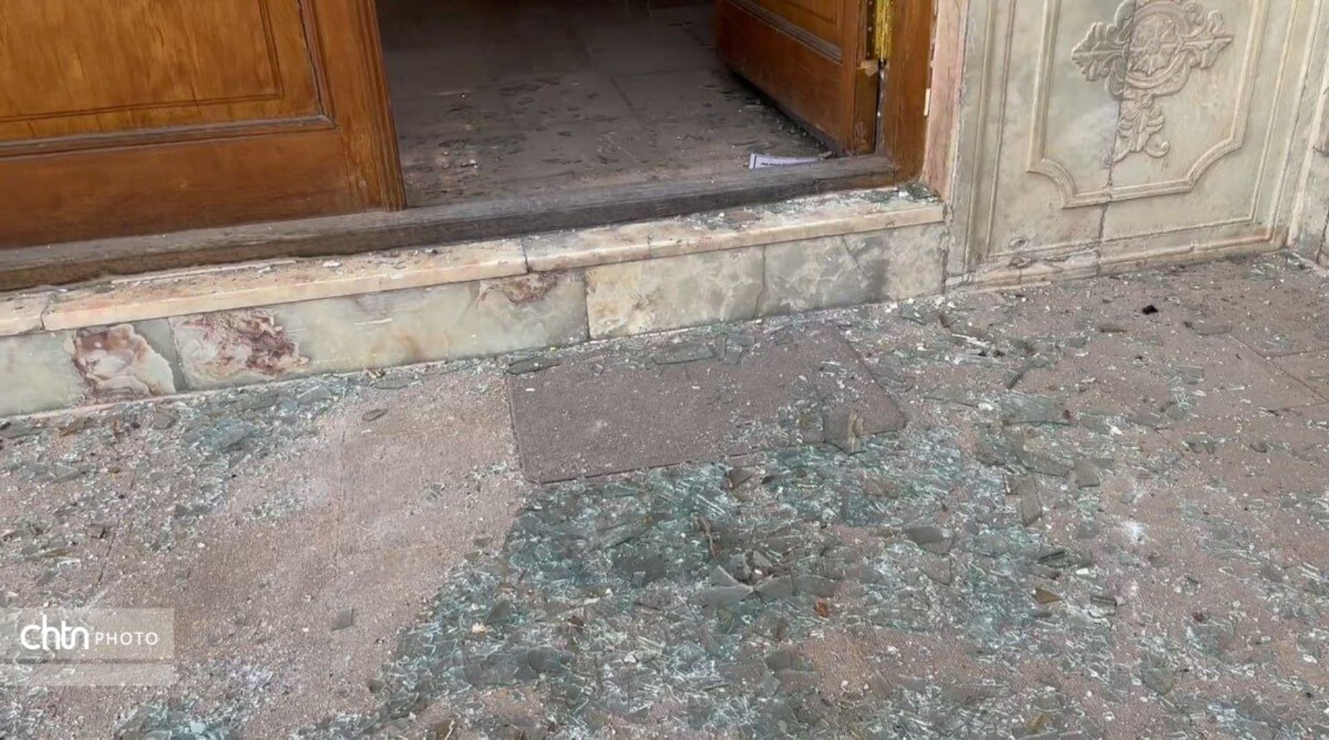 تخریب کاخ گلستان 