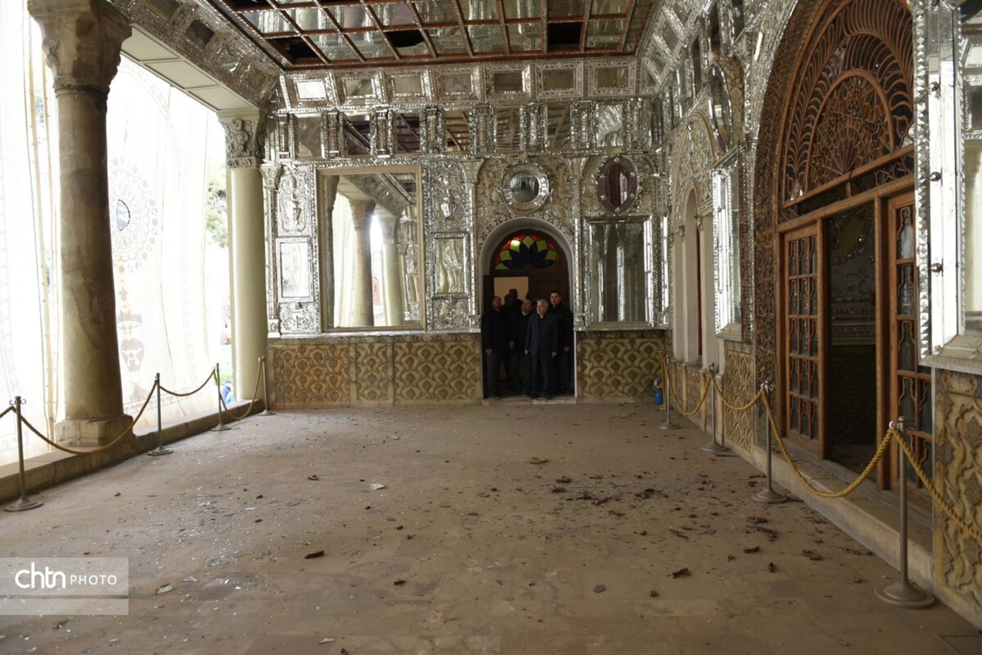 تخریب کاخ گلستان 