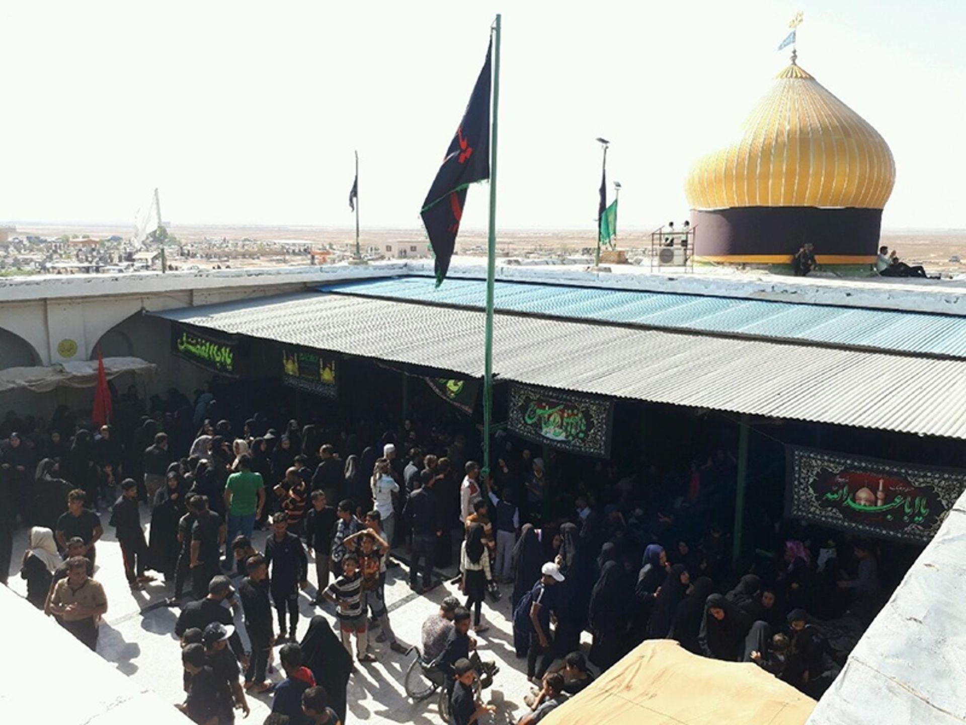 مراسم عزاداری محرم در مقام خضر نبی آبادان