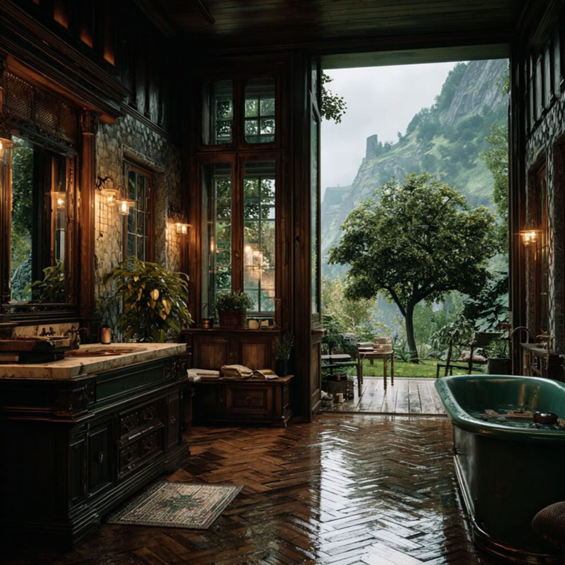 سرویس بهداشتی کلبه آفاق مازندران