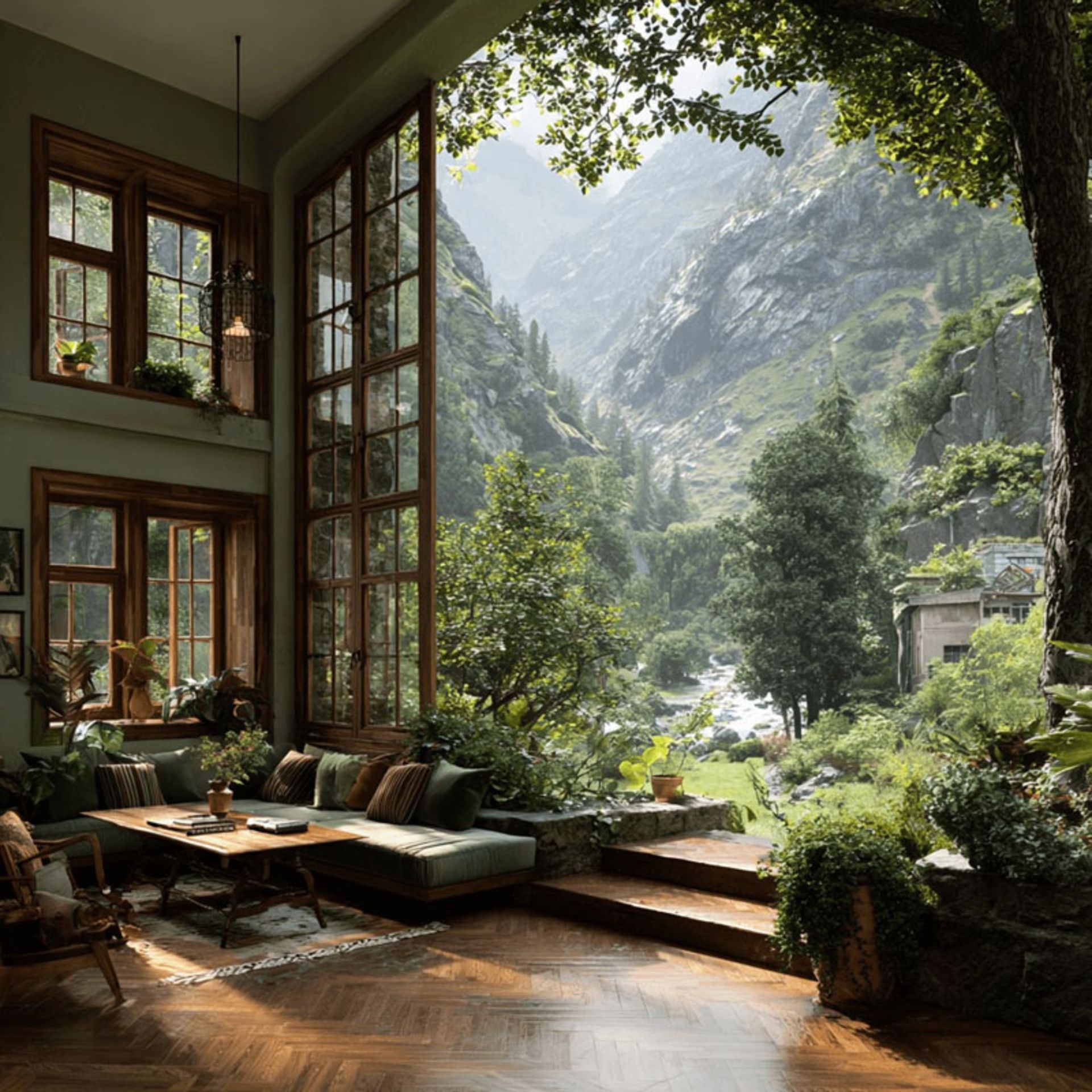 نشیمن کلبه آفاق مازندران